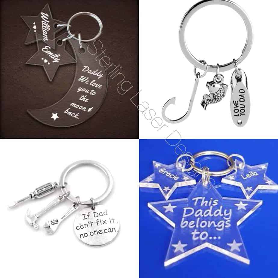Father's day Personalised Keyring 